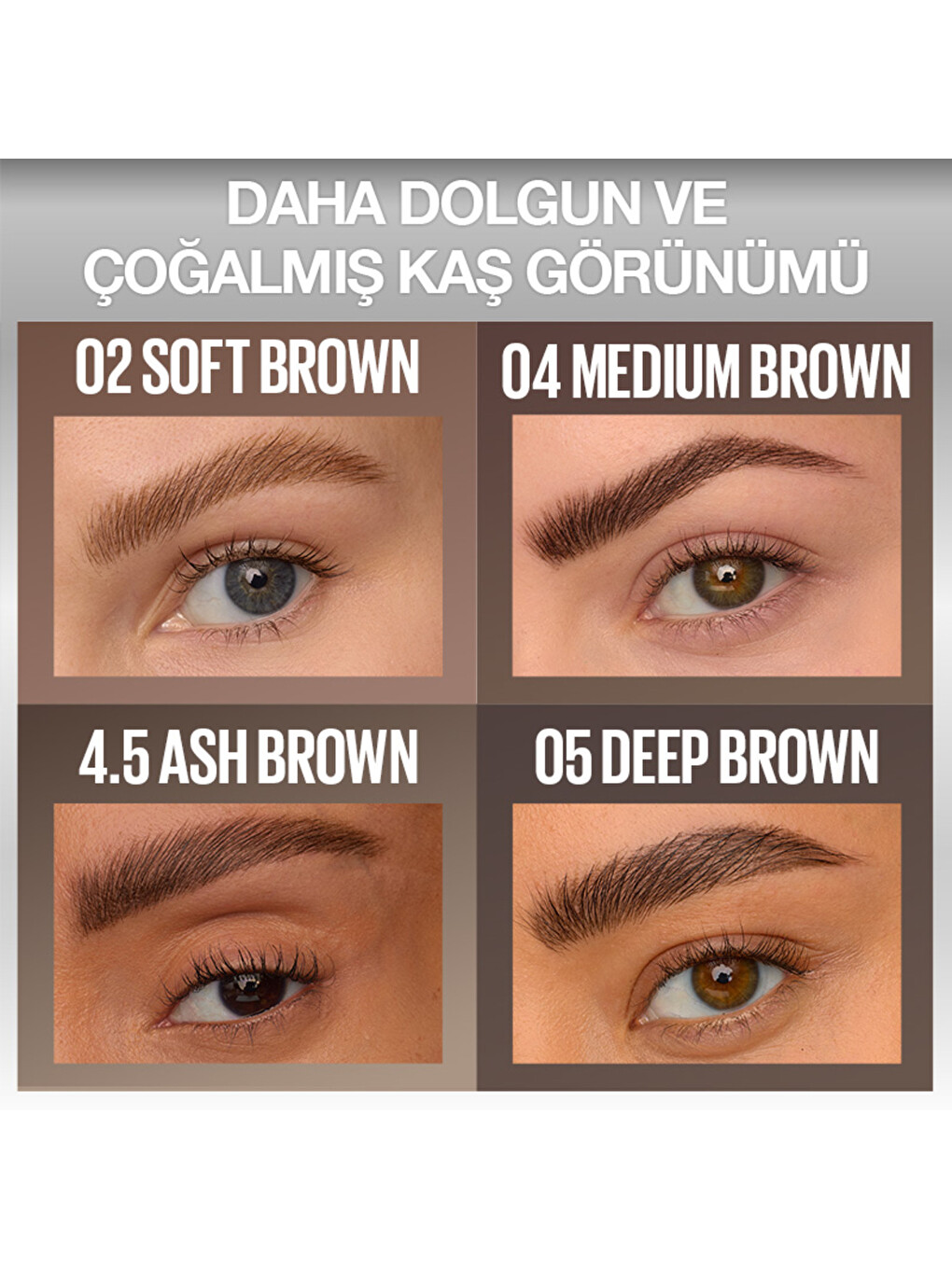 Brow Insert Çift Uçlu Kaş Kalemi – 04.5 Ash Brown-3