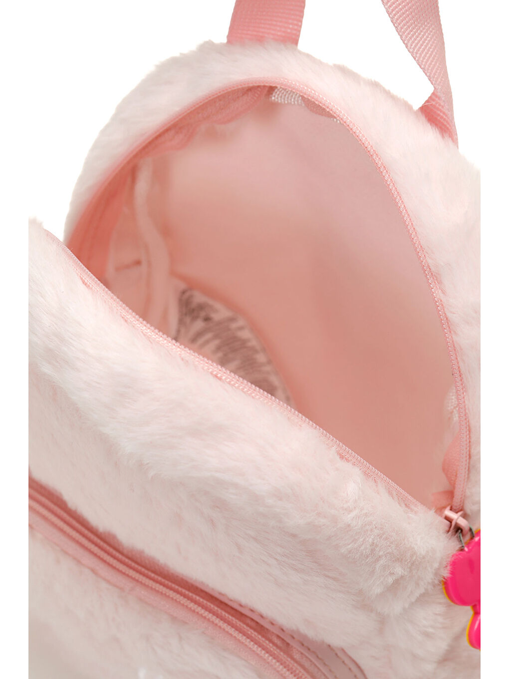 Pembe Pelüş PDR BPCK 5PR Pudra Kız Çocuk Sırt Çantası-3