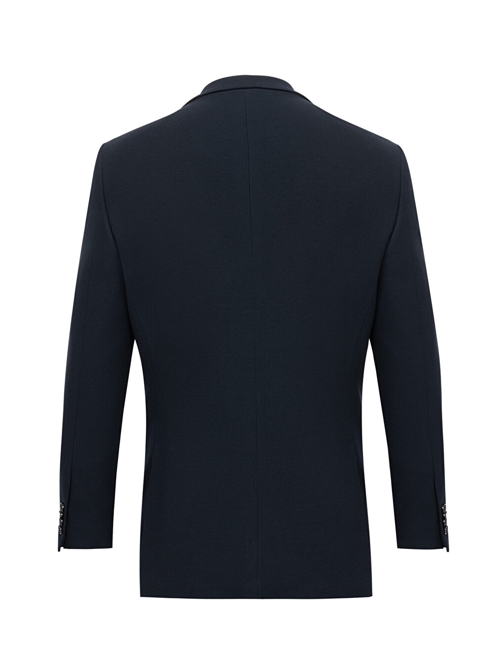 Lacivert Slim Fit Mono Yaka Klasik Ceket-1