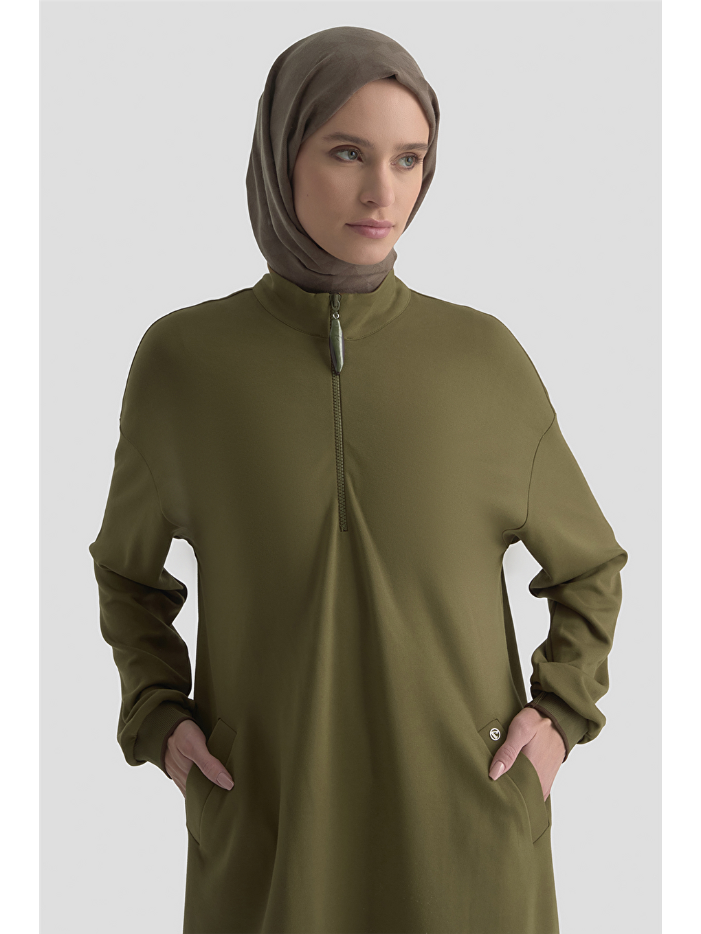 Trend Tunik 25Kt461 Yağ Yeşili-2