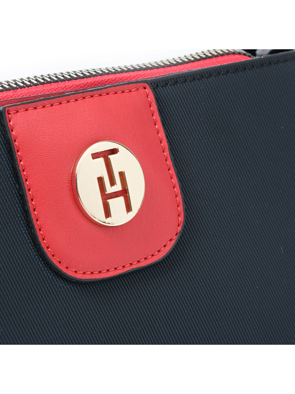 Lacivert Kadın Omuz Çantası TH-YK14317 Laci-Krem-Kırmızı-4