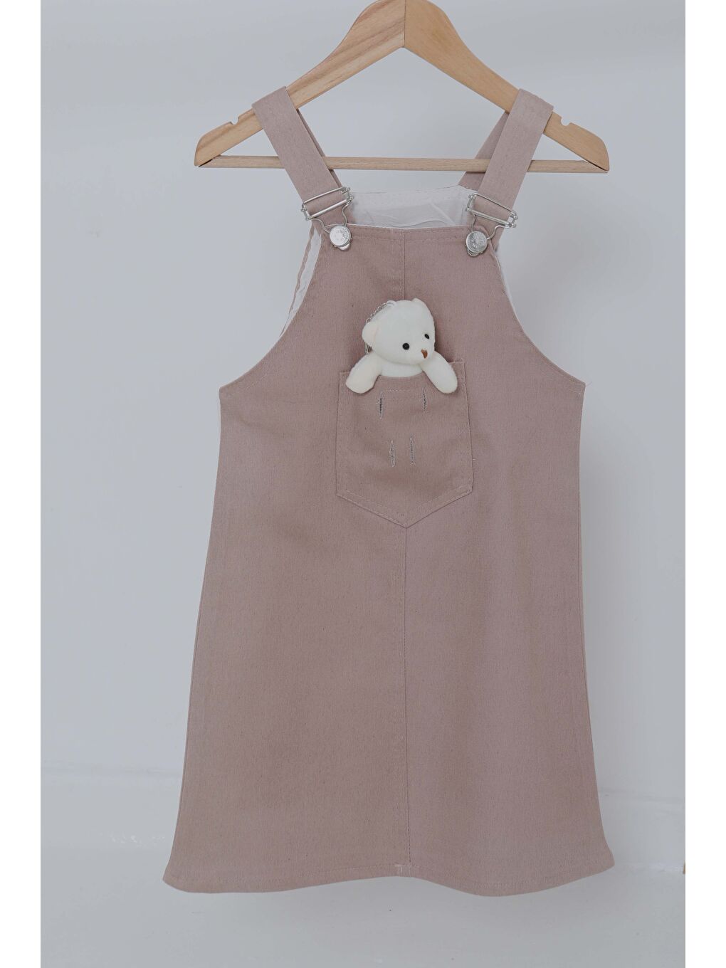 Bej Kız Çocuk Vizon Ayıcıklı Jile - 27063-1