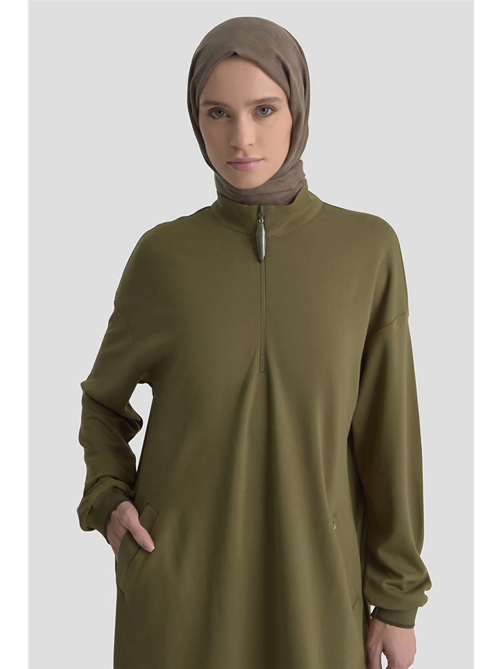 Trend Tunik 25Kt461 Yağ Yeşili-3