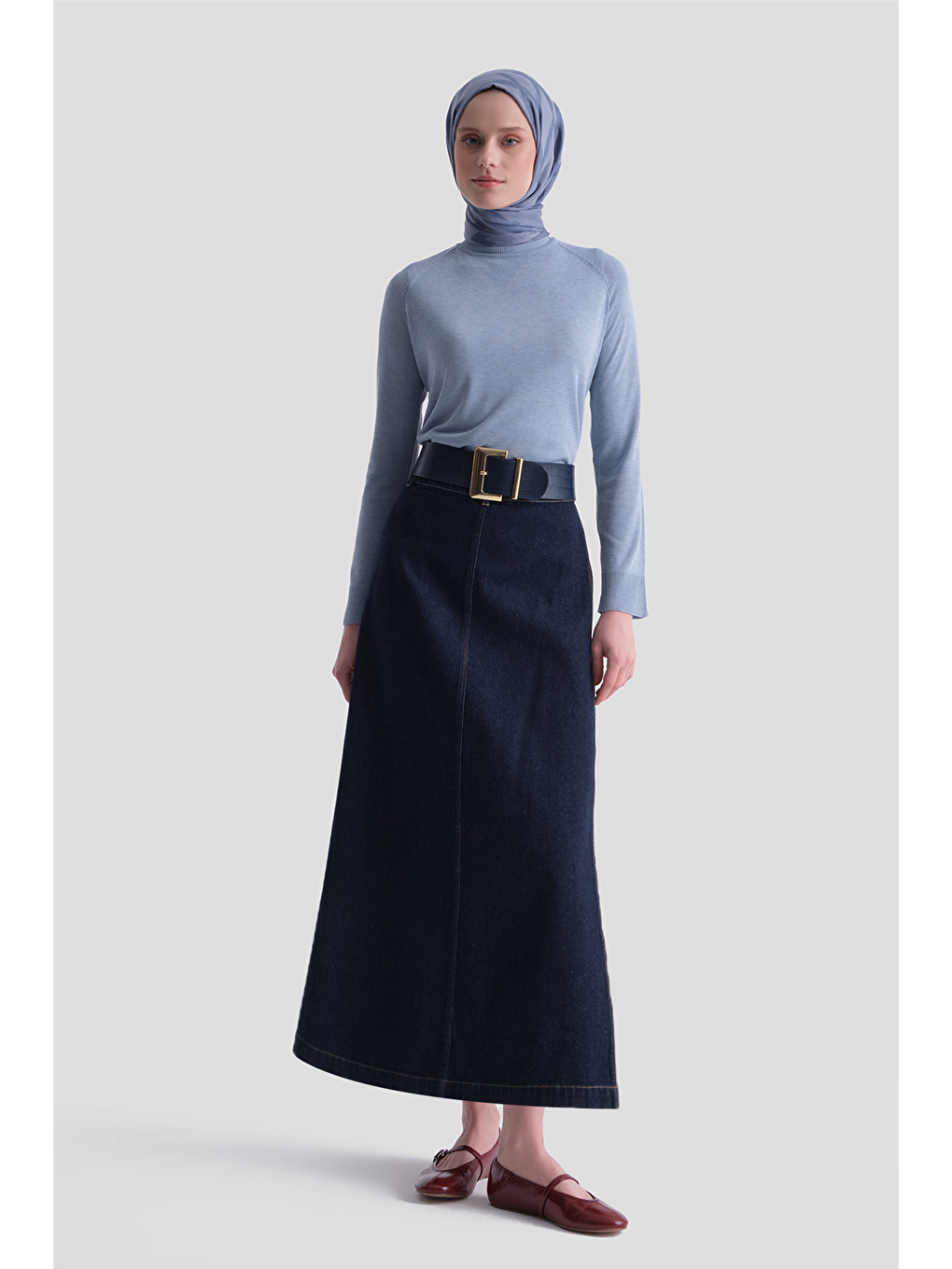 Basic Rayon Tunik Bebe Mavi-1