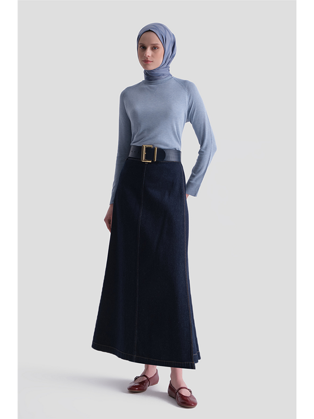 Basic Rayon Tunik Bebe Mavi-2