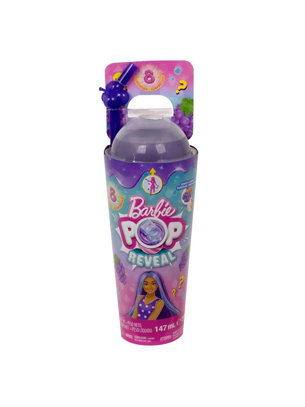 BARBIE Renksiz Pop Reveal Meyve Serisi HNW40-HNW44 - 3