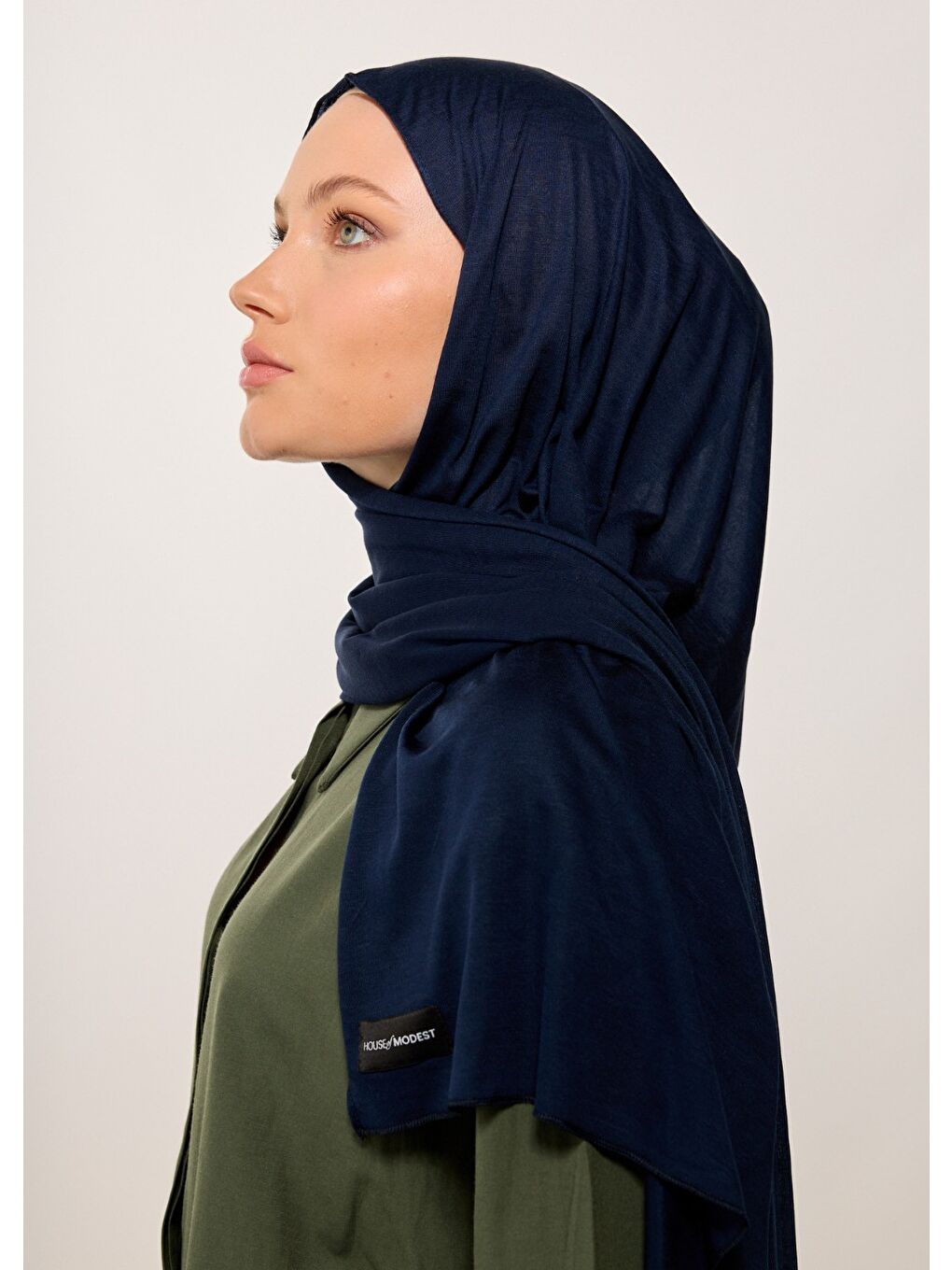 Tesettür Şal - Bone - Lacivert-3