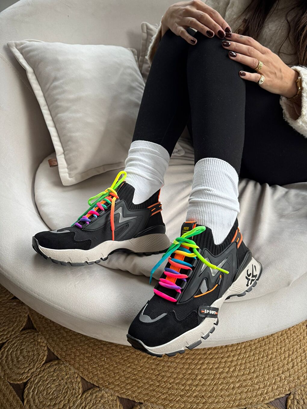 Siyah KADIN SPOR AYAKKABI