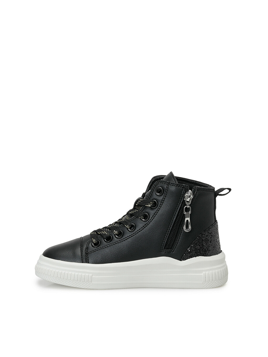 Tusen Hı F Siyah Kız Çocuk High Sneaker-2
