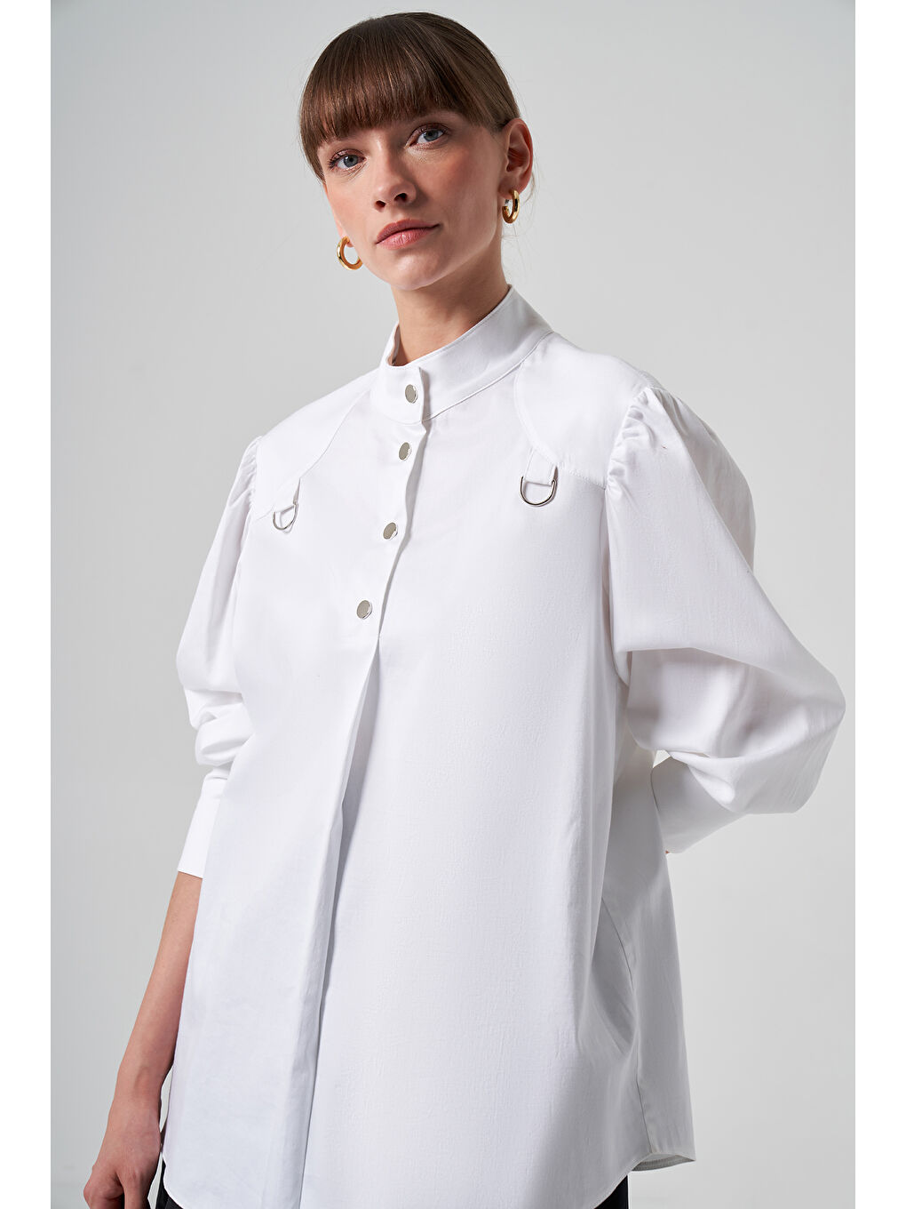 Pamuklu Gömlek 3002 Ekru