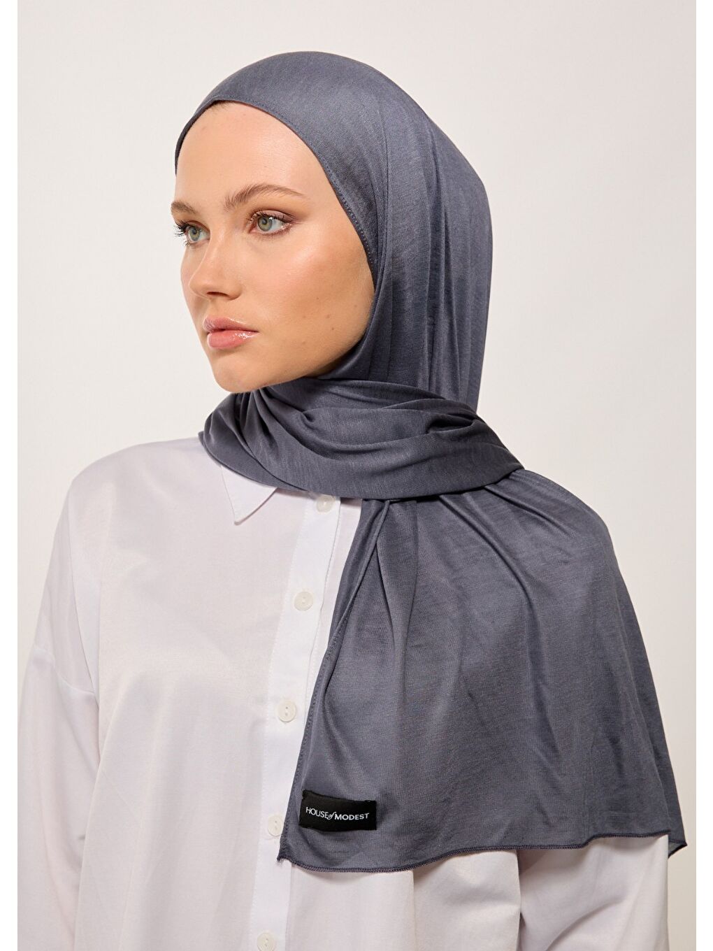 Tesettür Şal - Bone - Antrasit