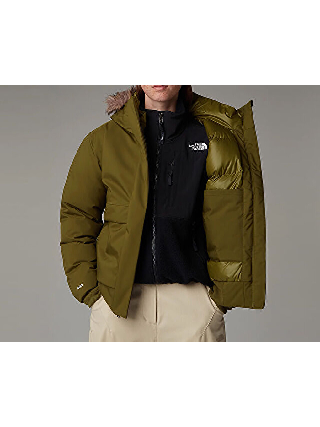 W Artic Bomber Kadın Outdoor Montu Nf0a84ıypıb1 Haki-5