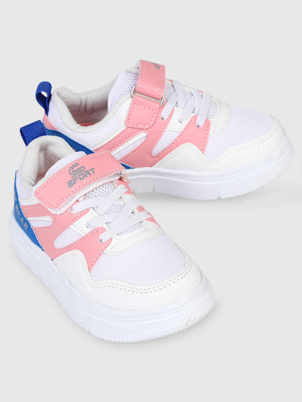 Sport Kız Çocuk Spor Ayakkabı 26-30 Numara Beyaz-Pembe-3