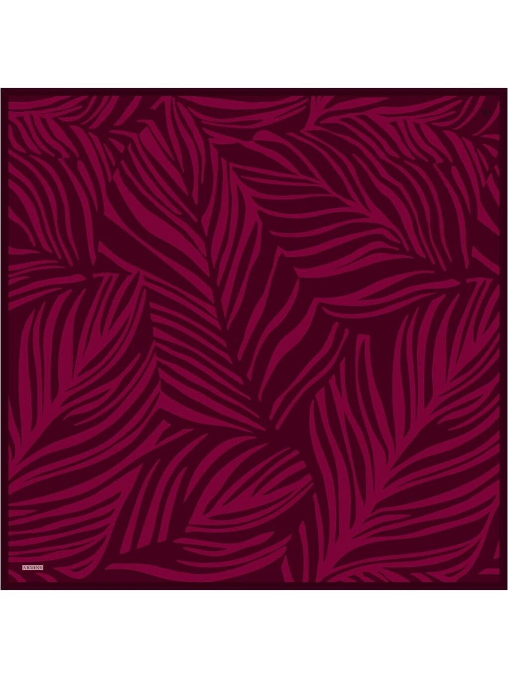 Bordo Saf İpek Twill Eşarp 9550D 36-4