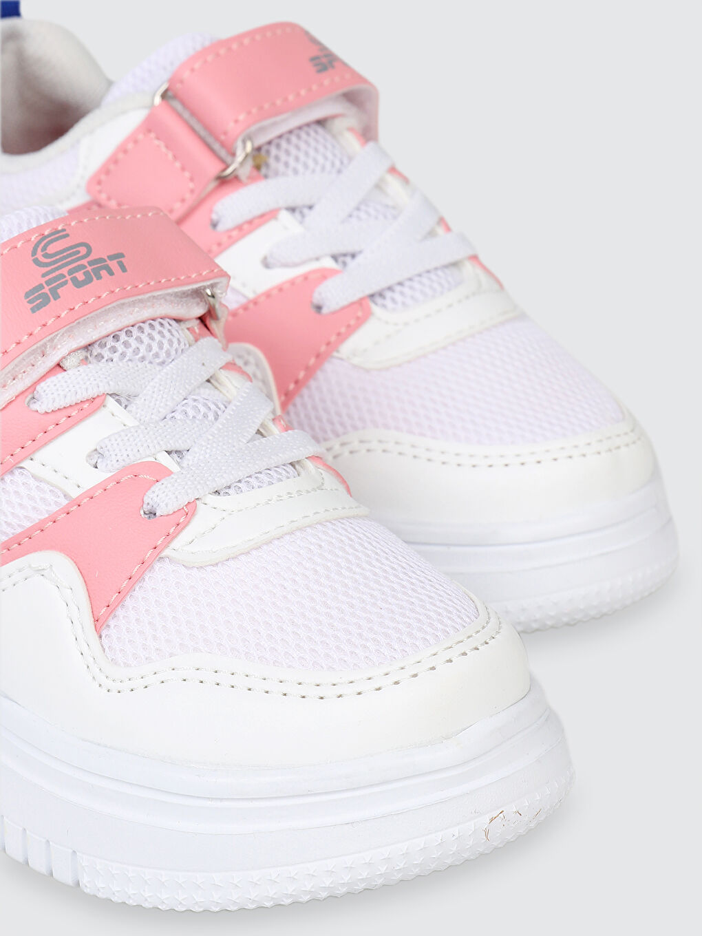 Sport Kız Çocuk Spor Ayakkabı 26-30 Numara Beyaz-Pembe-2