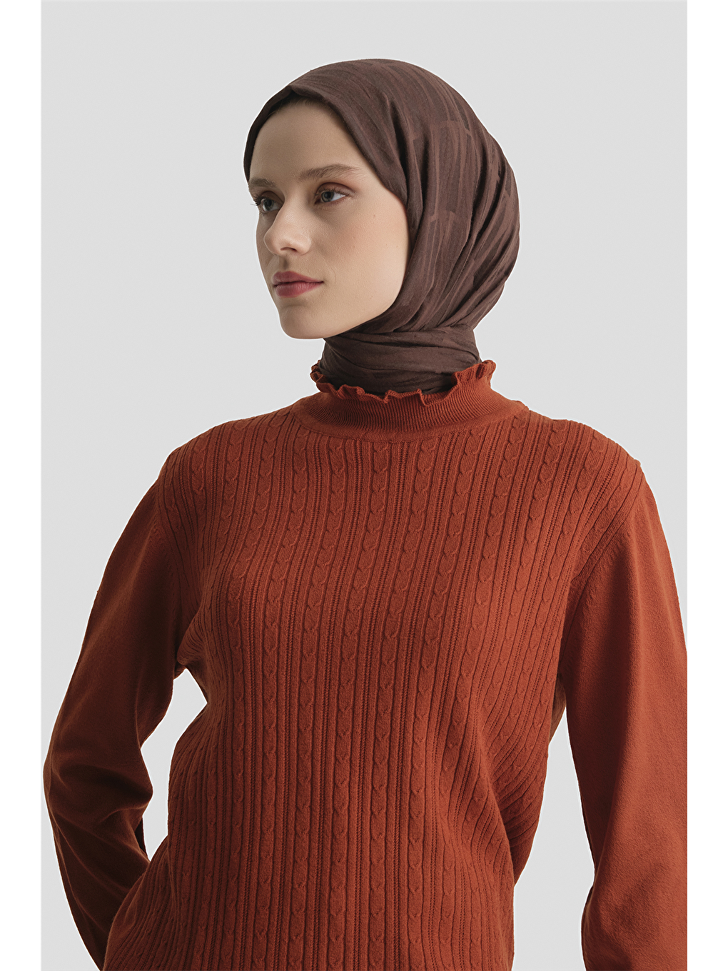 Kahverengi Penye 25Kd2901 Kiremit