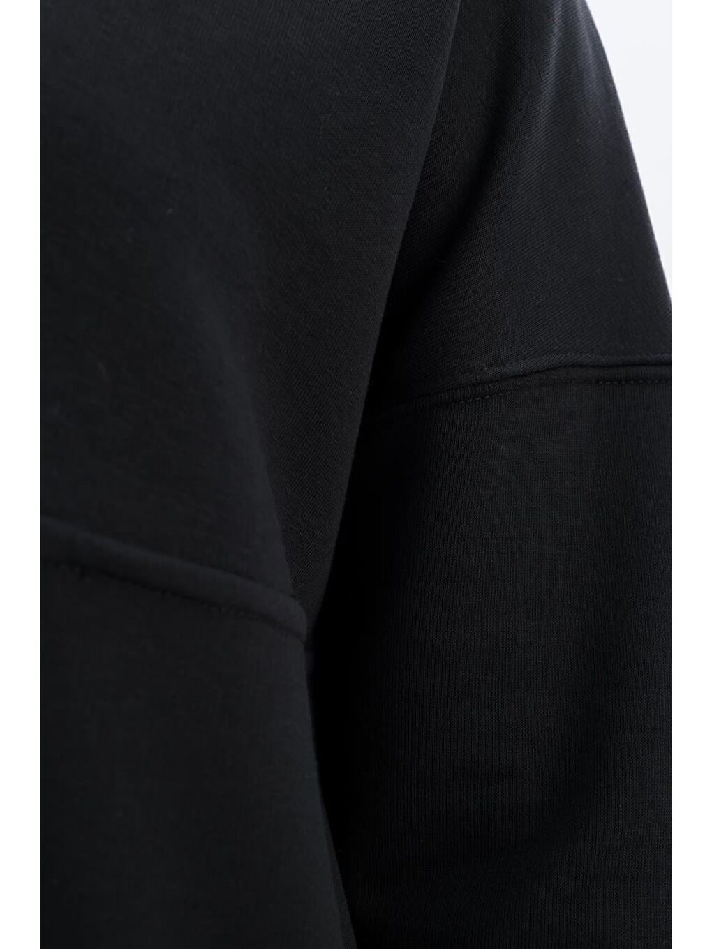 Siyah Robalı Kapüşonlu Pantolonlu Takım-4