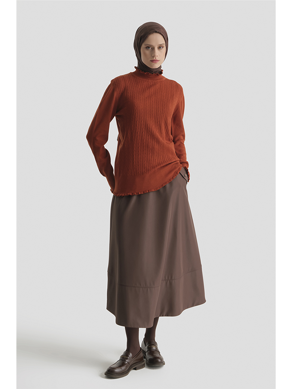 Kahverengi Penye 25Kd2901 Kiremit-1