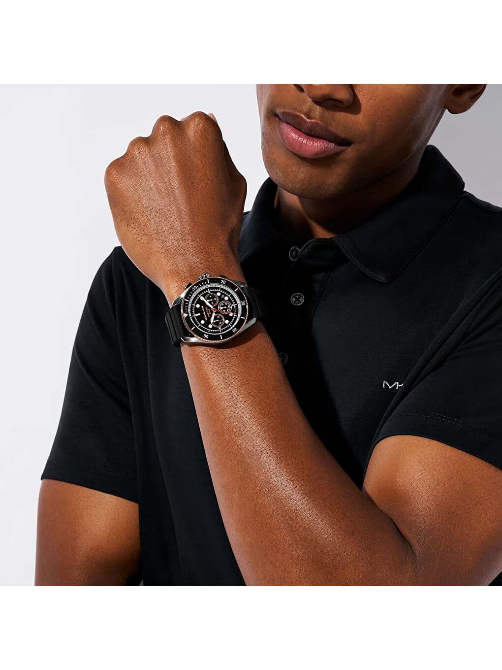 Siyah MK9206 Erkek Kol Saati-3