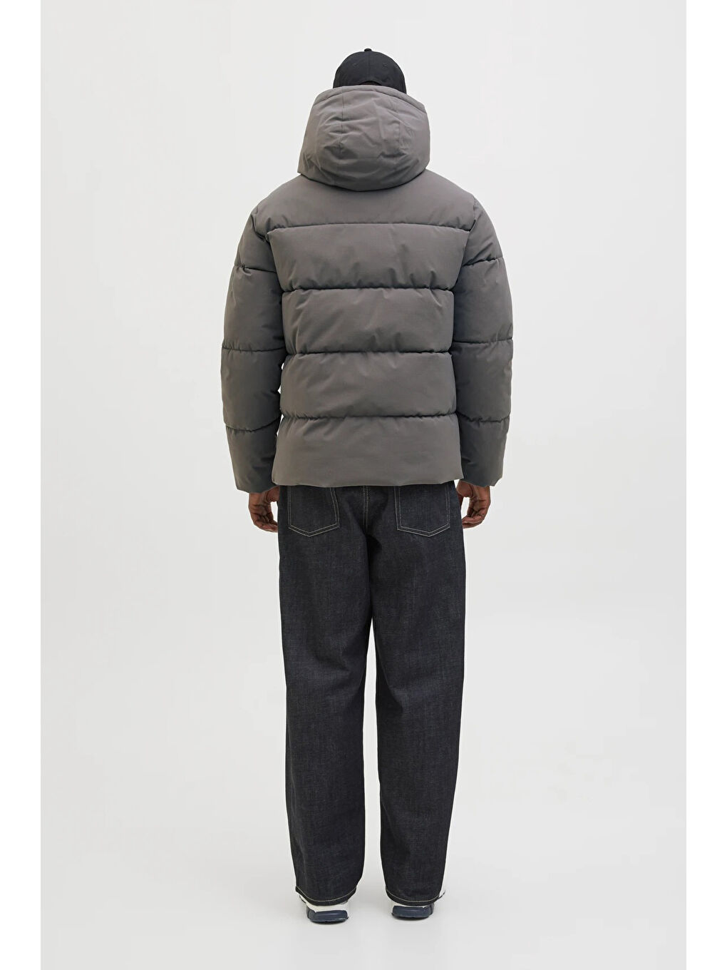 Gri Jjglobal Regular Fit Kapüşonlu Mont 12283517-1