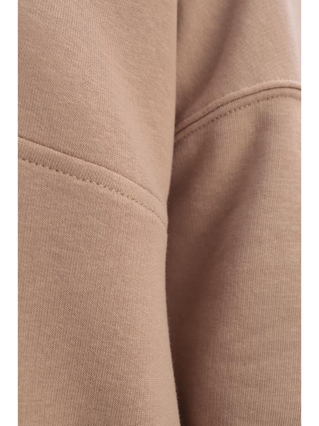 Bej Robalı Kapüşonlu Pantolonlu Takım-4