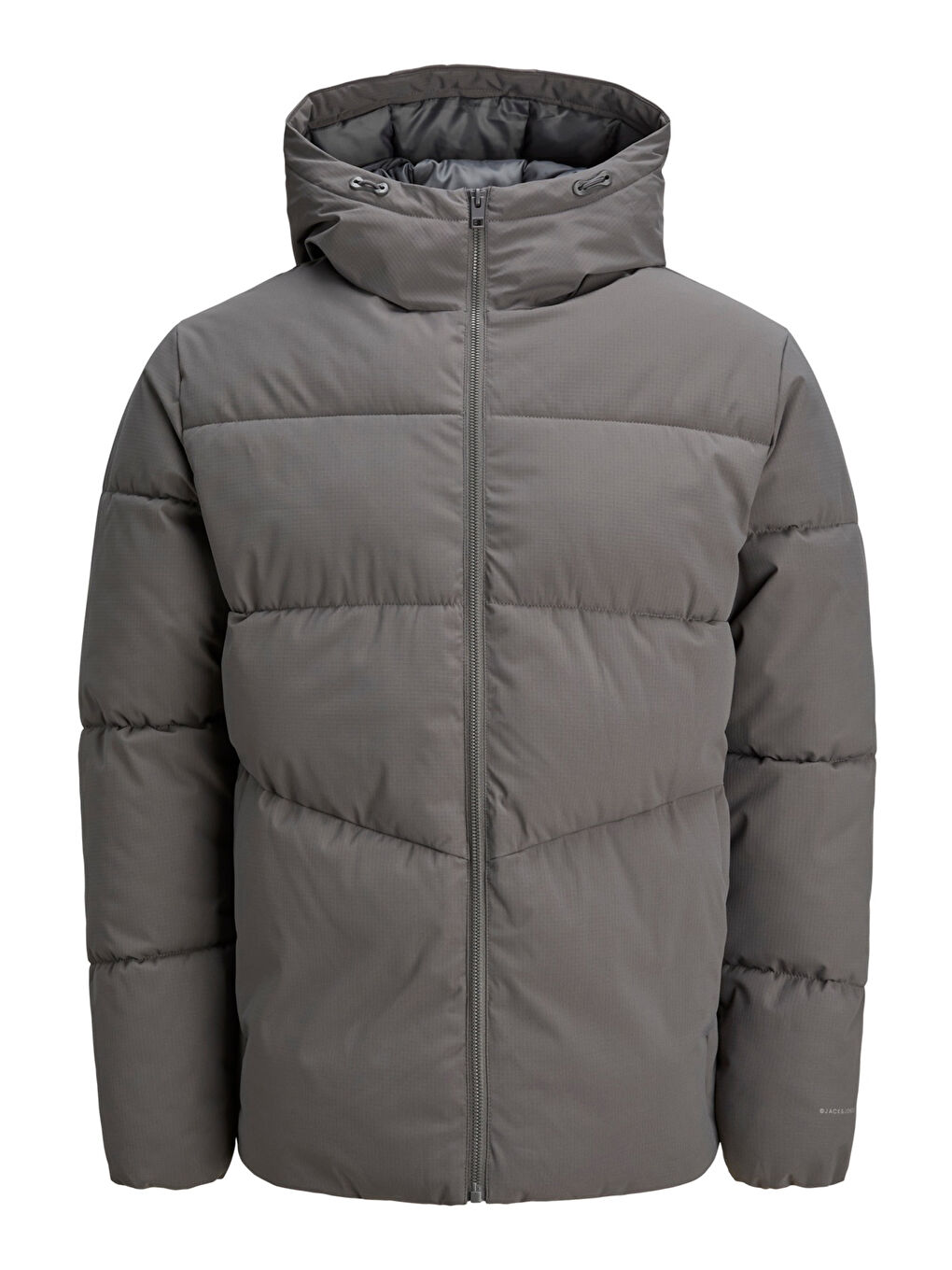 Gri Jjglobal Regular Fit Kapüşonlu Mont 12283517-2