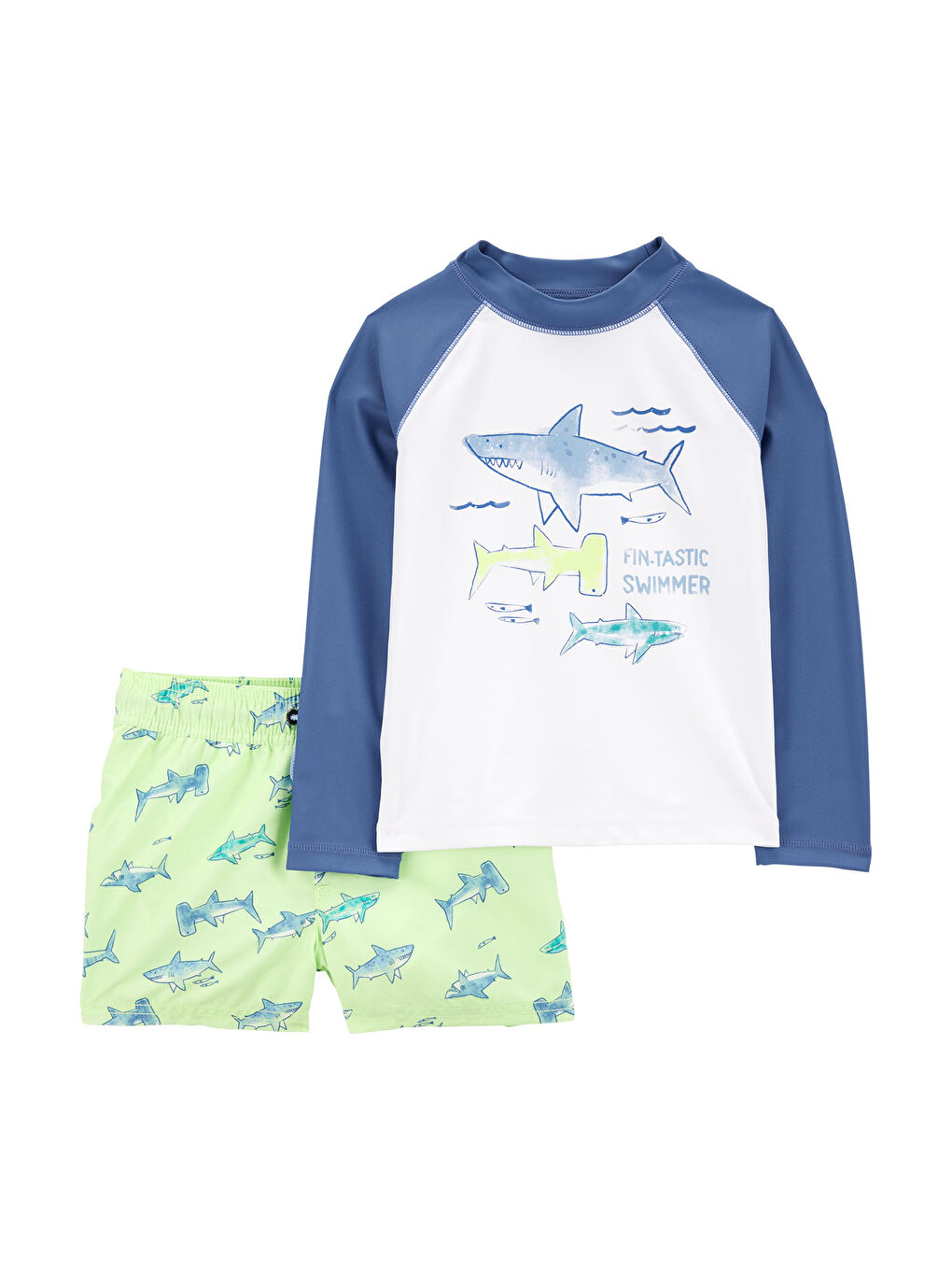 Carter's Karişik Küçük Erkek Çocuk Güneş Koruyucu Mayo Set