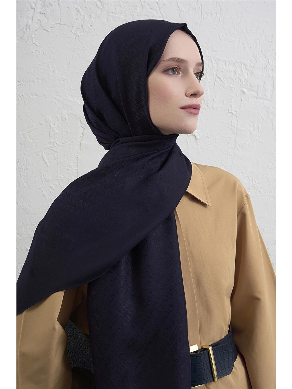 Lacivert Visse Şal 1 03-2