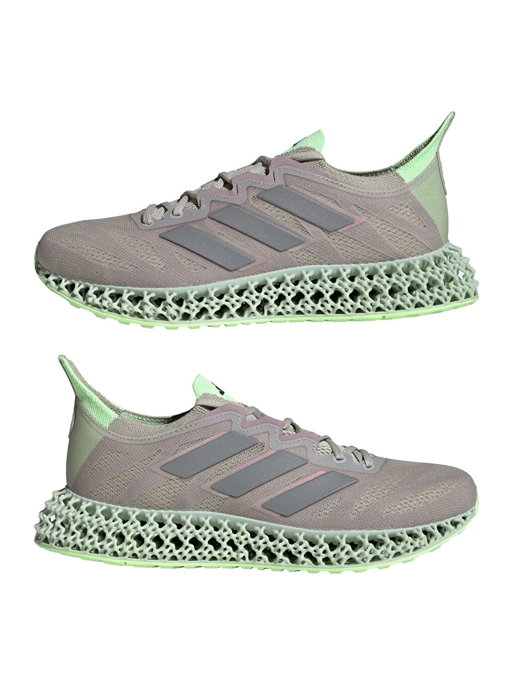 4DFWD 3 Kadın Gri Yol Koşusu Ayakkabısı-3