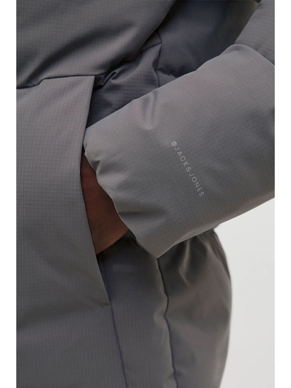 Gri Jjglobal Regular Fit Kapüşonlu Mont 12283517-4