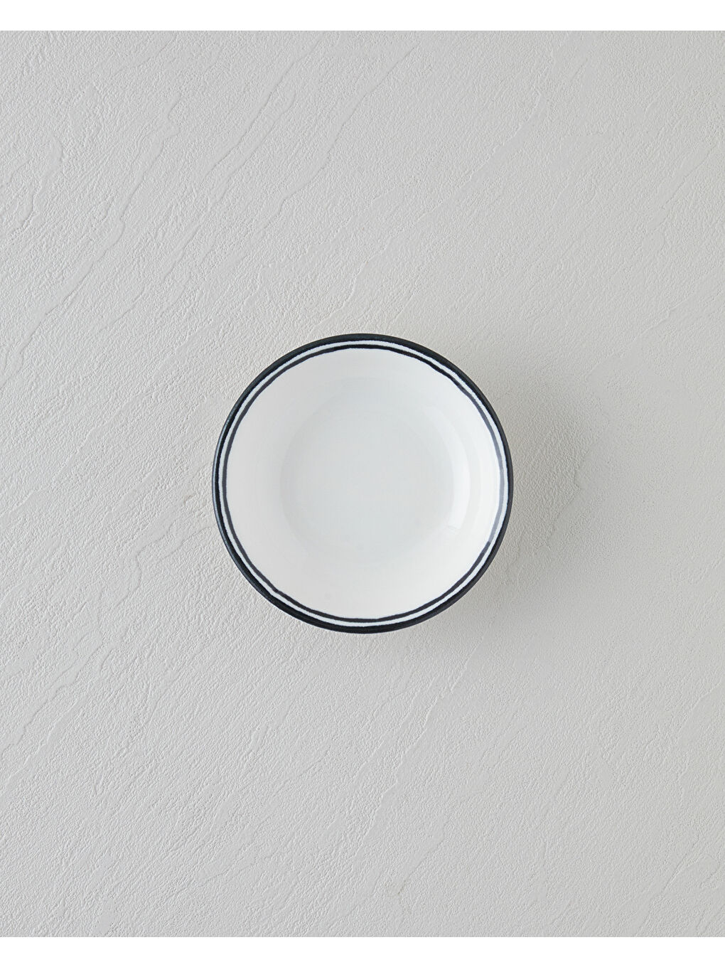 Black Lines Porselen Çerezlik 11 cm Siyah - Beyaz-1