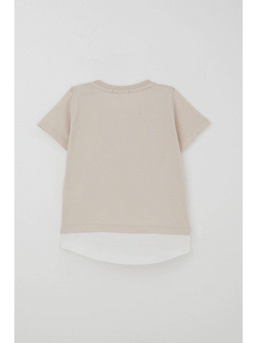 Erkek Bebek Şortlu Takım Sevimli Kaptan Ayıcık Baskılı Cep Detaylı Bej (9 Ay-3 Yaş)-3