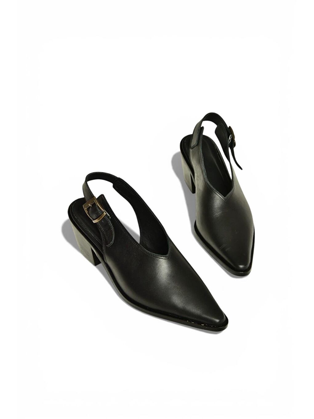 Siyah Kadın Topuklu Ayakkabı Y654300203-6