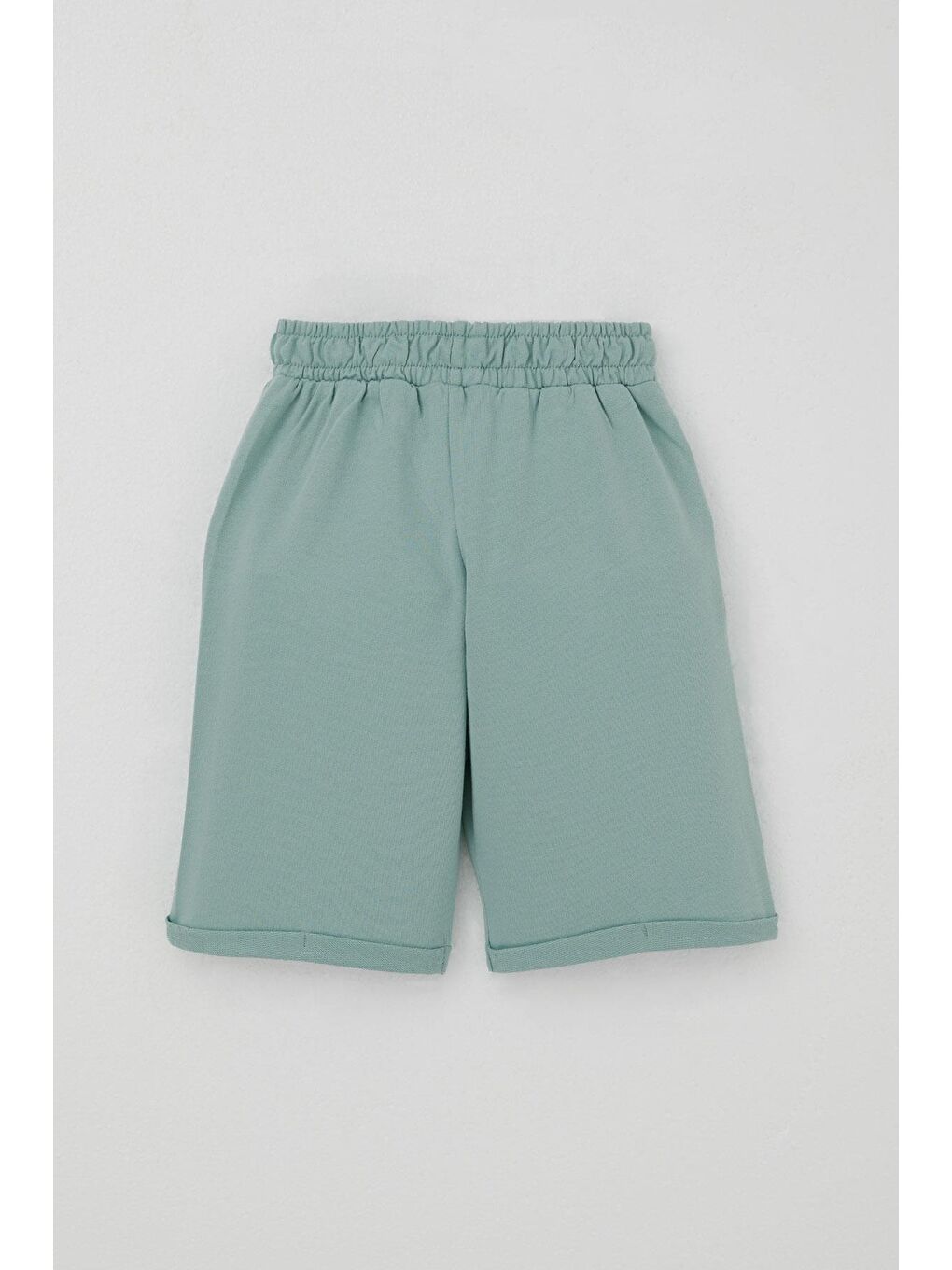 Erkek Bebek Şortlu Takım Sevimli Kaptan Ayıcık Baskılı Cep Detaylı Bej (9 Ay-3 Yaş)-4