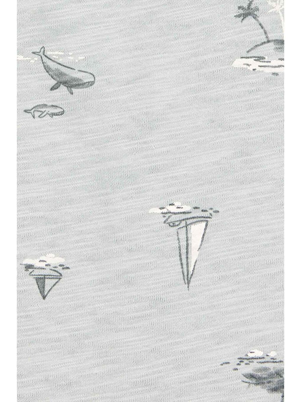 Mavi Erkek Bebek Alt Üst Set-3