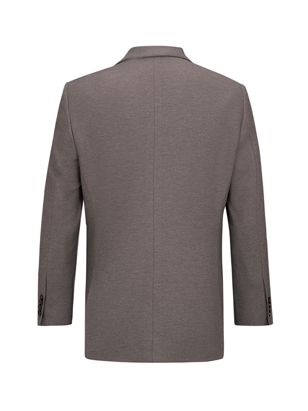 Bej Vizon Slim Fit Mono Yaka Klasik Ceket-1