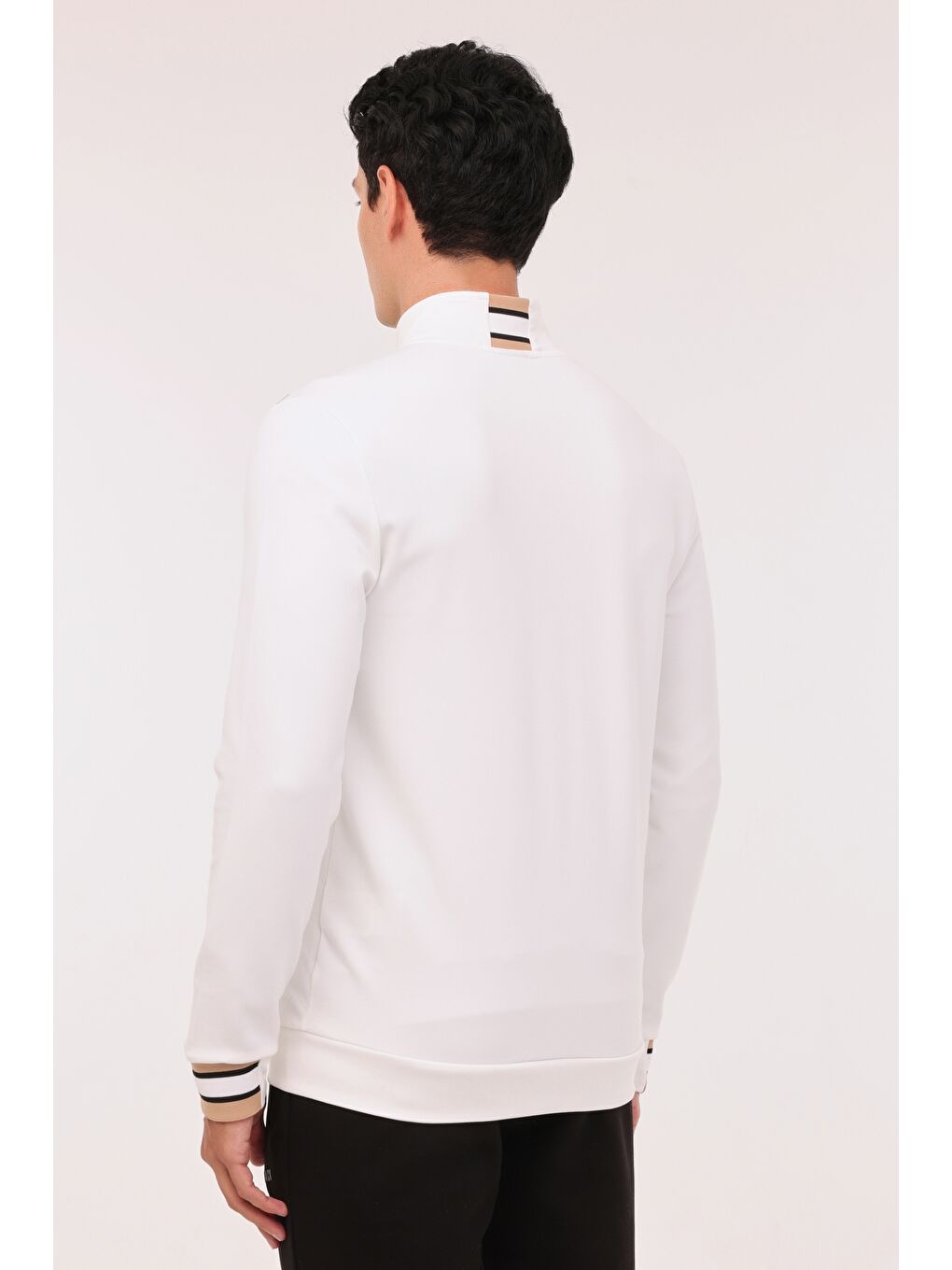 Bej ML FRANKY 18BA-108 4PR Erkek Eşofman Üstü-1