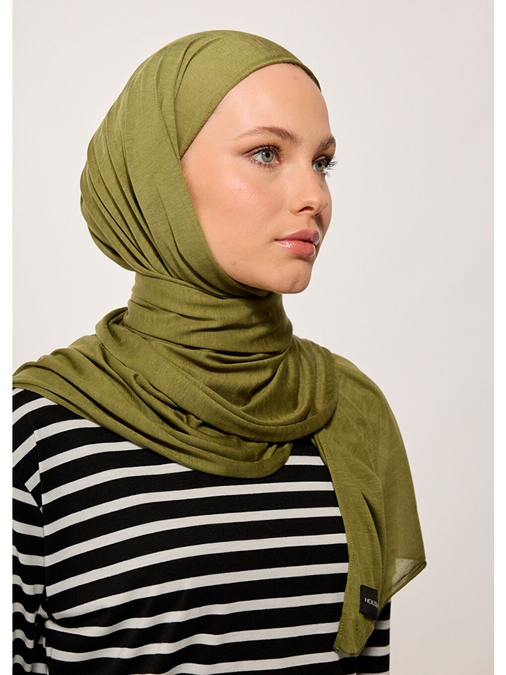 Tesettür Şal - Bone - Haki-3