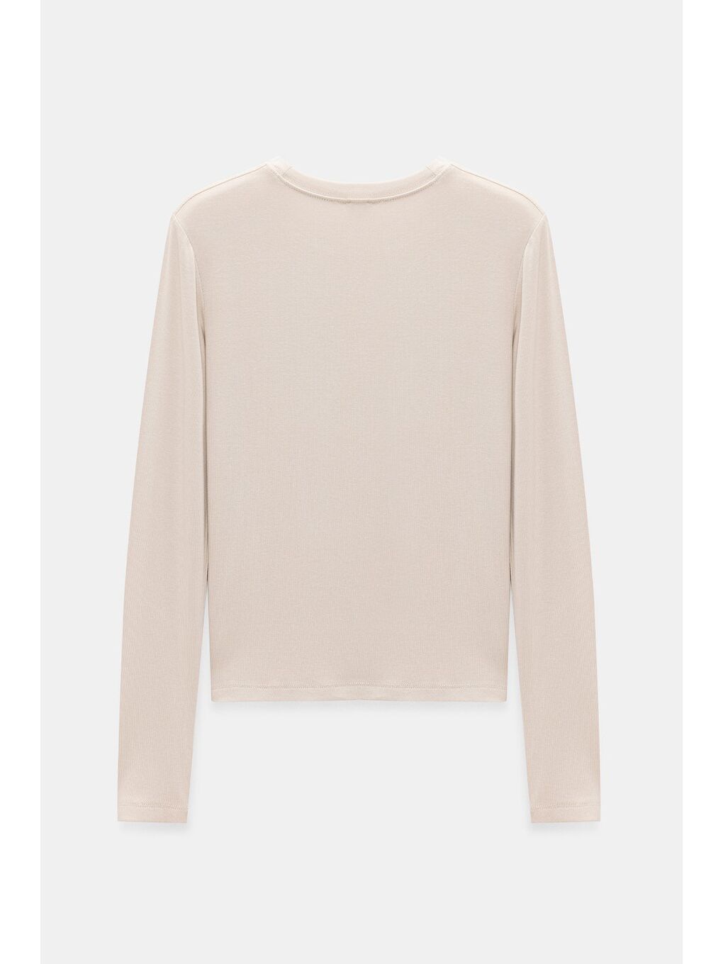 Kahverengi Kahve-Bej-Ekru Kadın Bisiklet Yaka Parmak Geçmeli Uzun Kollu Body/Bluz - 3'lü Paket-5