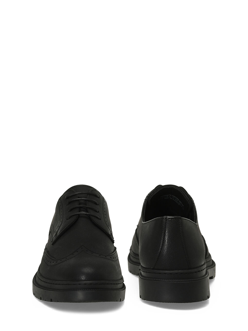 358396.M P 5PR Siyah Erkek Klasik Ayakkabı-4