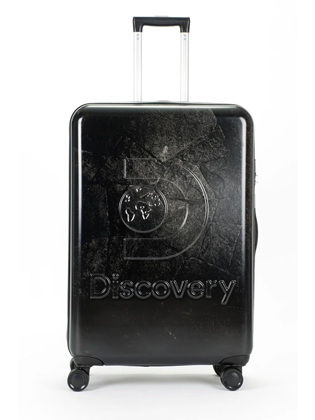 Siyah Kırıılmaz Sert Gövde Kilitili 8 Tekerlek Valiz Seti DL18HA-1