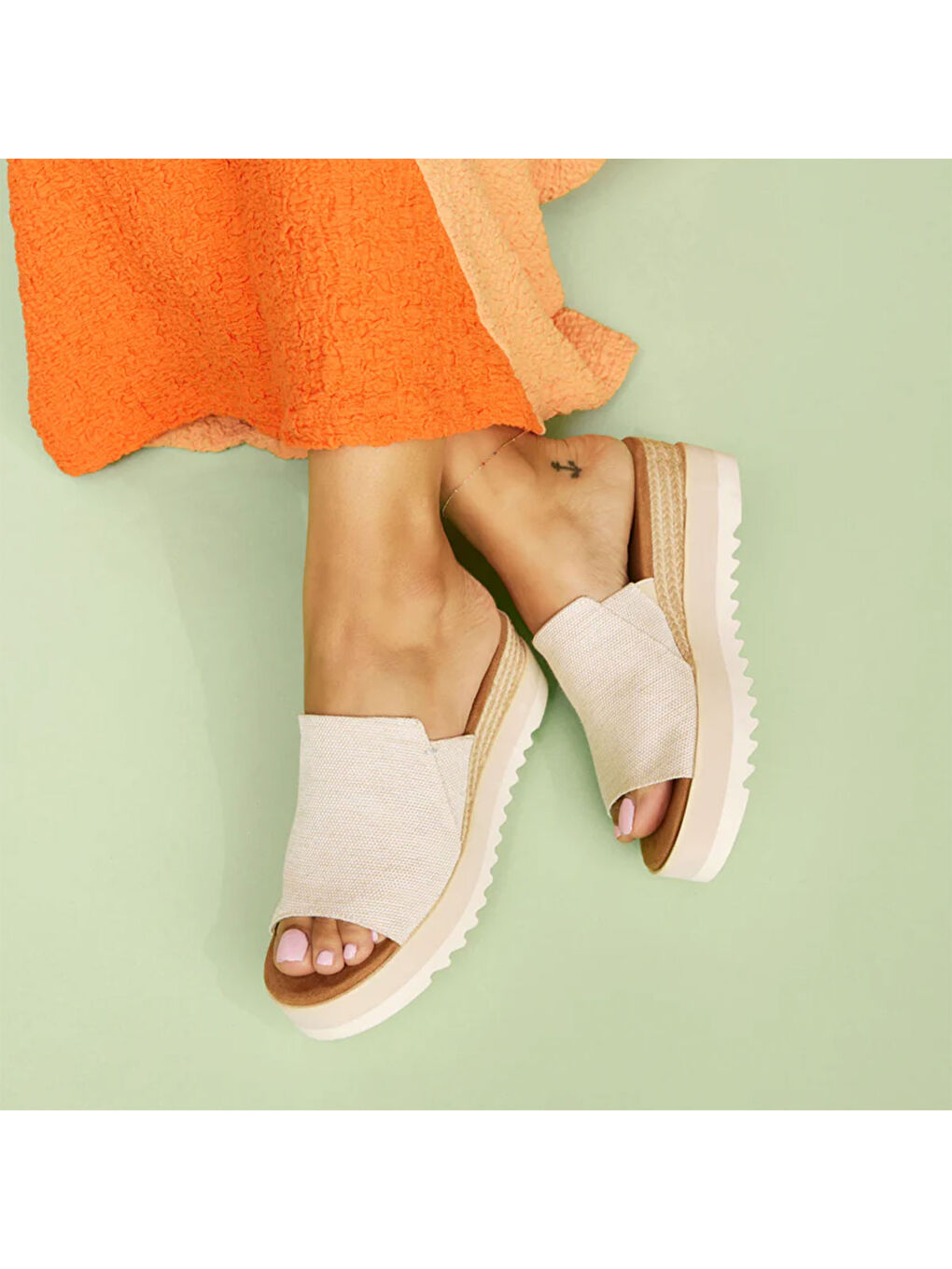 Beyaz Kadın Terlik 10019736 10019756 DIANA-5