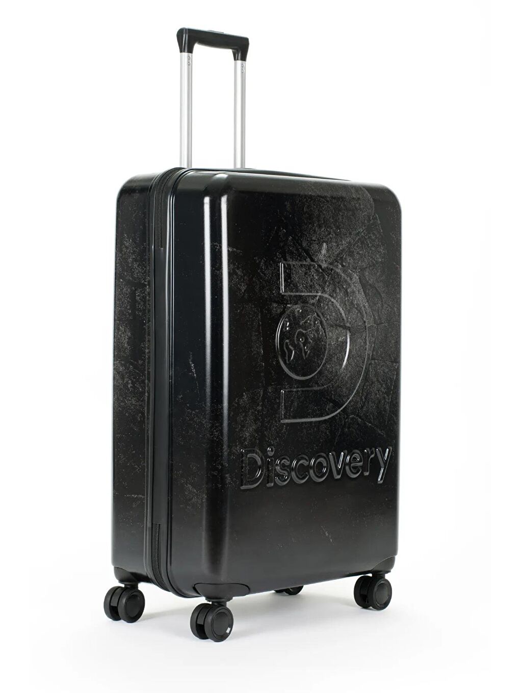 Siyah Kırıılmaz Sert Gövde Kilitili 8 Tekerlek Valiz Seti DL18HA-2