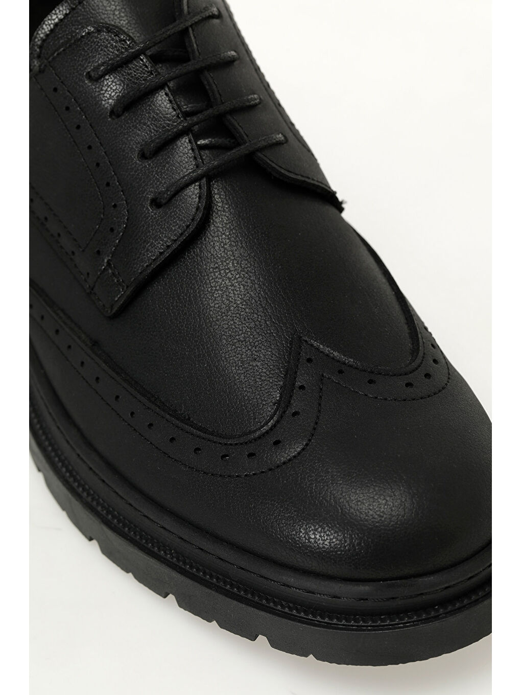 358396.M P 5PR Siyah Erkek Klasik Ayakkabı-6