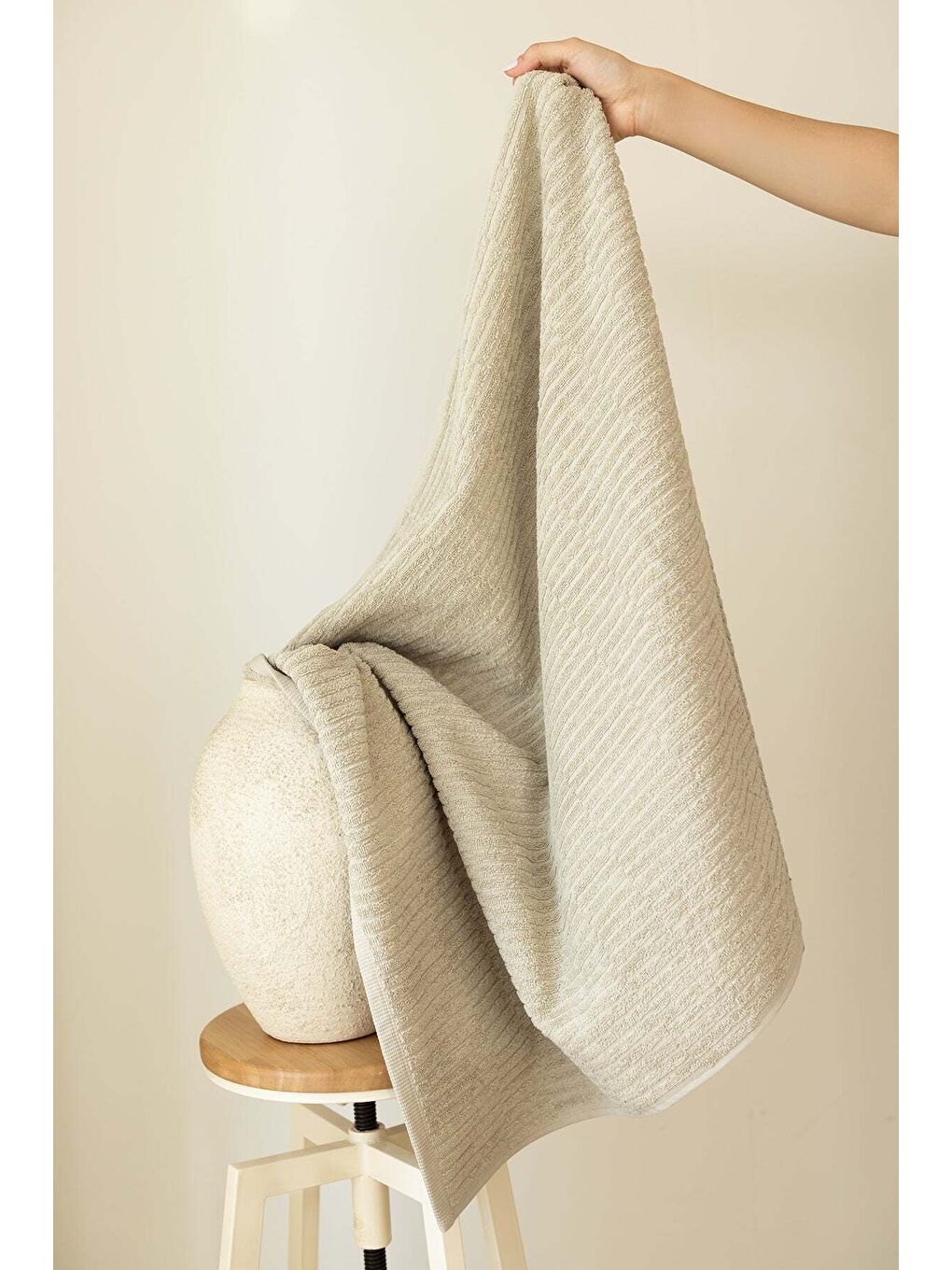 Earth Banyo Havlusu 70x140cm Yeşil