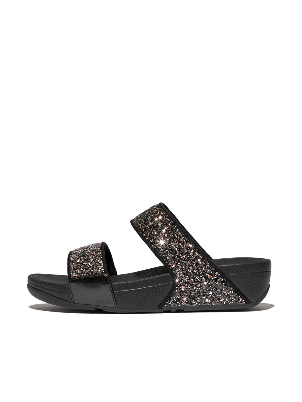 Siyah Kadın Terlik JE5-C33/C55 LULU Multi-Tonal Glitter Slides