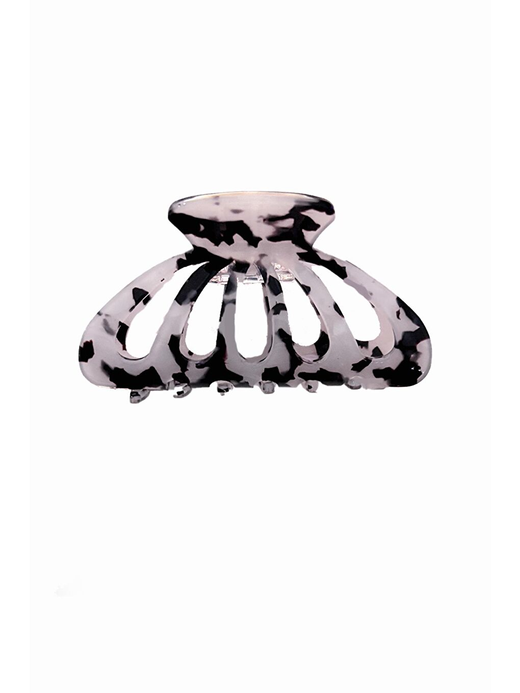 Gri Kaplumbağa Sırtı Asetat Yengeç Mandal Toka