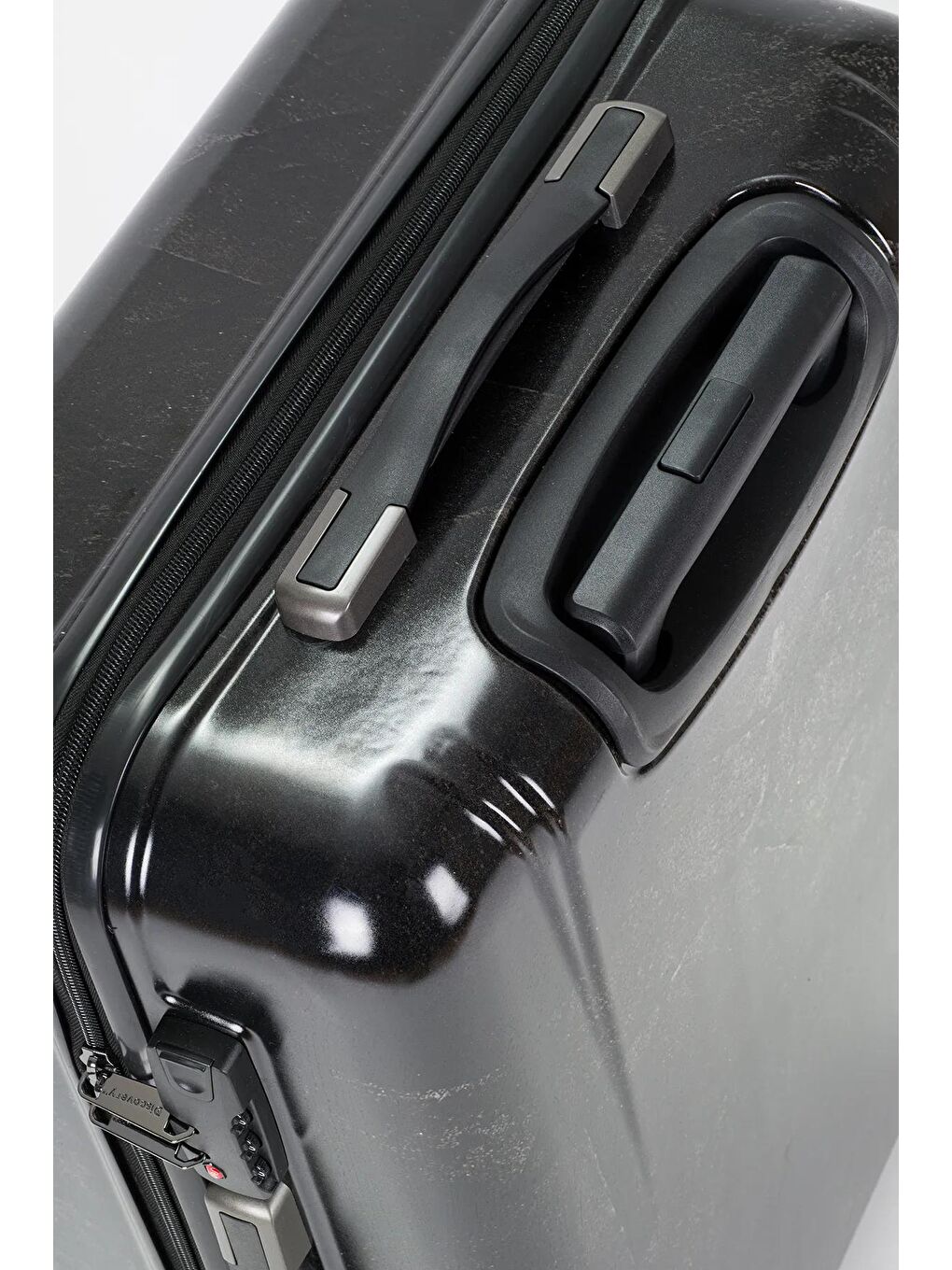 Siyah Kırıılmaz Sert Gövde Kilitili 8 Tekerlek Valiz Seti DL18HA-6