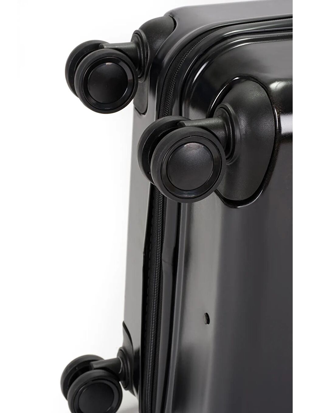 Siyah Kırıılmaz Sert Gövde Kilitili 8 Tekerlek Valiz Seti DL18HA-7