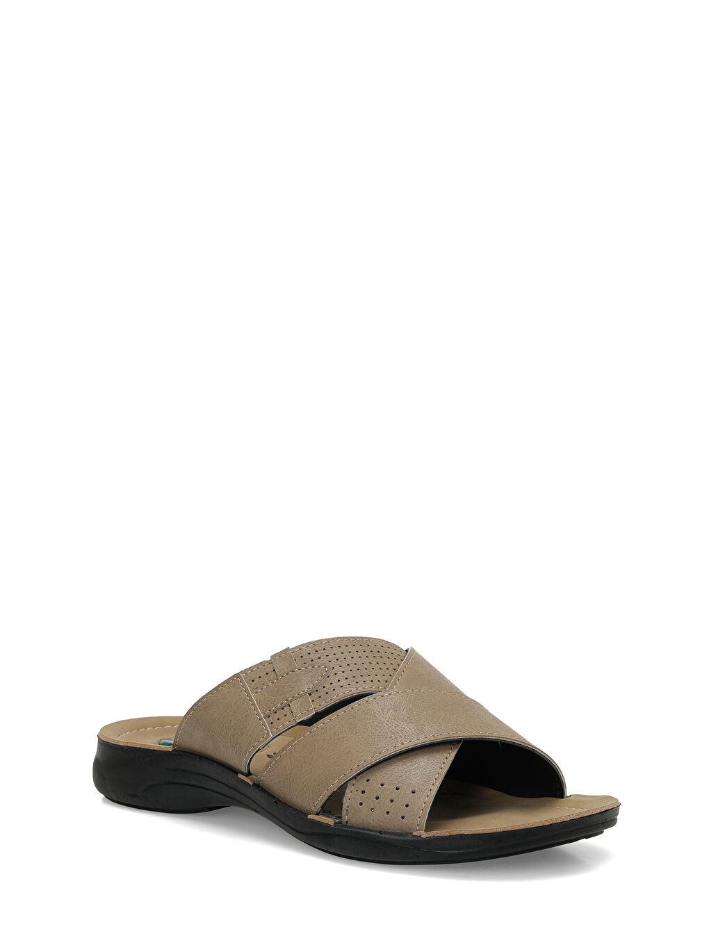 Bej 408002.M6FX Vizon Erkek Terlik-1